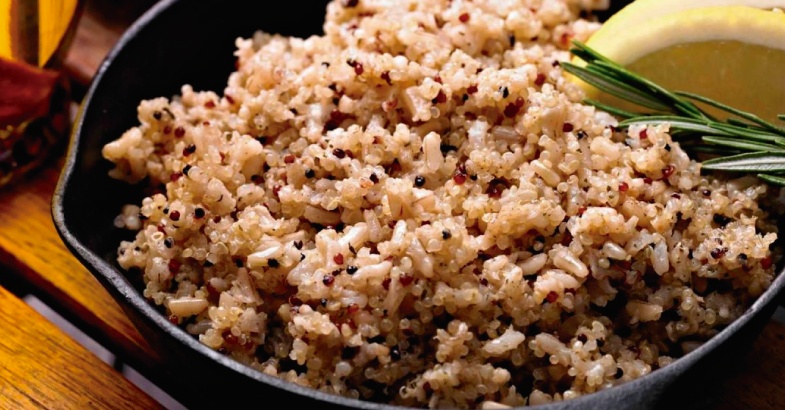 quinoa semilla del grano integral para recetas vegetarianas
